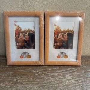 Pumpkin Picture Frames set of 2